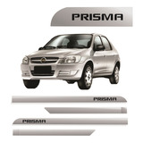 Friso Lateral Chevrolet Prisma Prata Switchblade 2008 A 2012