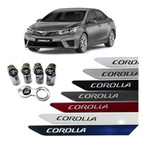 Friso Lateral Corolla 15 16 2017 2018 Bico De Pneu Cromado