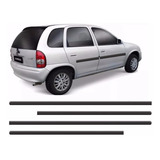 Friso Lateral Corsa 4 Portas 1994 Á 97 Mod Original Fino