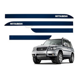 Friso Lateral Facao Para Mitsubishi Tr4 Escolha Aqui Sua Cor