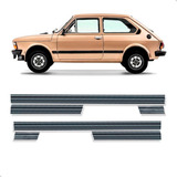 Friso Lateral Fiat 147 Oggi Spazio Contem 6 Peças Preto