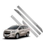 Friso Lateral Gm Spin 2012 A 2020 Cinza Satin Steel Cromado