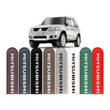 Friso Lateral Original Pajero Tr4 2014 Prata Apex