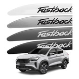 Friso Lateral Para Fastback 2024 Proteção Para Porta 4 Peças