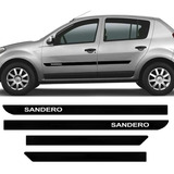 Friso Lateral Renault Sandero 10 11 12 13 14 Tipo Borrachão