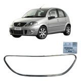 Friso Moldura Cromada Grade Parachoque Citroen C3 08 13