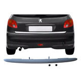 Friso Moldura Mala Tampa Traseira Peugeot 206 207 Sem Furo