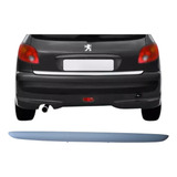 Friso Moldura Tampa Mala Traseira Peugeot 206 207 Sem Furo