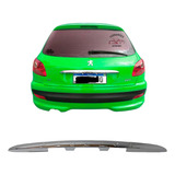 Friso Tampa Traseira Peugeot 206 207 08 Á 2013 Cromado