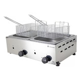 Fritadeira À Gás 10 Litros De Óleo 2 Cubas Sfg212 Venâncio