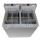 Fritadeira Água E Óleo Gabinete 2 Cubas 10000w 36 Litros