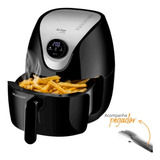 Fritadeira Air Frayer Digital 4l 127 220 Multilaser A Melhor Cor Preto Voltagem 220v