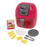 Fritadeira Air Fryer Brinquedo Cozinha Infantil Luz E Som