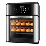 Fritadeira Air Fryer Forno Oven 12l Mondial Preto inox 2200w Afon 12l bi