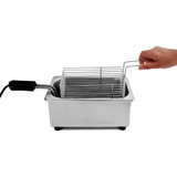 Fritadeira Ak Cozinha Fritadeira Elétrica Óleo Tacho Panela Fritura 1 5l Inox 220v