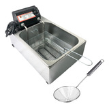 Fritadeira Elétrica 5 Litros 1 Cuba Profissional Inox Panny Equipamentos 220v