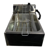 Fritadeira Elétrica 5 Litros Inox Quadrada 220v Chalotte One