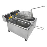 Fritadeira Elétrica 8 L 2 Cubas Master 4000w Aço Inox Cor Prateado Frequência 60 Hz 220v