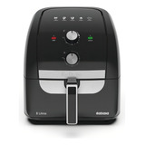 Fritadeira Elétrica Air Fryer Sem Óleo 8l Itatiaia Afita1003 Preto prata 127v