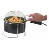 Fritadeira Elétrica Com Óleo Tacho 1lt Easy Redonda 127v 220