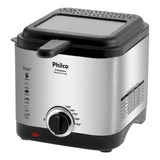 Fritadeira Elétrica Deep Fry 900w Inox 1 8l Philco 110v
