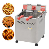 Fritadeira Elétrica Fritador Industrial 25 Litro Água E Óleo