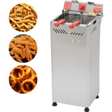 Fritadeira Elétrica Industrial 25 L Gabinete Água E Óleo