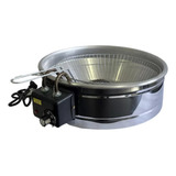 Fritadeira Elétrica Industrial Inox Tacho 5l 110v Cor Cinza