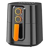 Fritadeira Elétrica Sem Óleo Gaabor 4L 1400W Preta GA M5A01