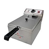 Fritadeira Elétrica Skymsen FE 10 N 5L Inox 1 Cuba