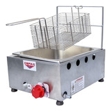 Fritadeira Industrial Cefaz Baixa Pressão Fc 01 5l Prata E Inox