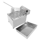 Fritadeira Industrial Elétrica 10 L De Mesa Zona Fria C Sec Cor Prateado Frequência 60 Voltagem 220v