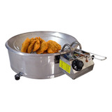 Fritadeira Industrial Elétrica 7l Aço Inoxidável 220v