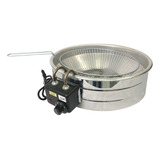 Fritadeira Industrial Elétrica Boni Industrial E Residencial Inox Redonda 7 L Aço Inoxidável 220v