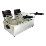 Fritadeira Industrial Elétrica Cotherm Frita Fácil 2c 5 L 10l Aço Inoxidável 60 Hz 220v