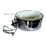 Fritadeira Industrial Elétrica Equipamentos Inox Tacho 3 5 L Aço Inoxidável 220v