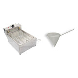 Fritadeira Industrial Elétrica Ipe Cozinhas 5l Coador Chinoy
