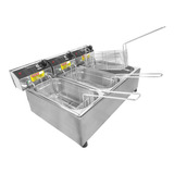 Fritadeira Industrial Elétrica Ipe Cozinhas Master 9l 9l Aço Inoxidável 50 Hz X 60 Hz 220v