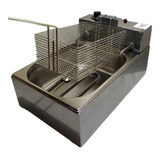 Fritadeira Industrial Elétrica Irmaos Ribeiro 1 Cuba 3 L Aço Inoxidável 127v