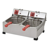 Fritadeira Industrial Elétrica Marchesoni Ft 1 62 12l Prata 220v