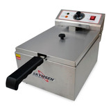 Fritadeira Industrial Elétrica Skymsen Fe 10 n 5l Inox 220v