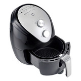 Fritadeira Sem Óleo Agratto Fryer Silver Preta Afs 01 Cor Preto 110v