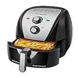 Fritadeira Sem Óleo Air Fryer 6L Mondial Preto Inox 1900W 110V AFN 60 BI