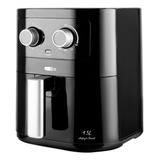 Fritadeira Sem Óleo Elétrica Air Fryer 4 5l Preto 1500w Fr4000 Oz Cesto Removível Com Timer 127v