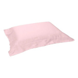 Fronha Avulsa 300 Fios 100 Algodão Buettner Platine 50x70 Cor Rosa Lisa Rosa Pétala