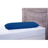 Fronha Travesseiro De Corpo Pele De Pêssego 1 35x0 45 Xuxão Azul Royal