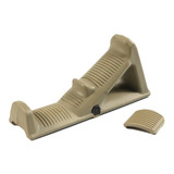 Front Grip Angular 45 Aeg Trilho 20 À 22 Mm Airsoft Cor Tan