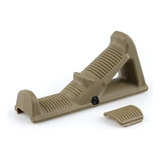 Front Grip Angular 45 Aeg Trilho 20 À 22 Mm Airsoft Cor Tan
