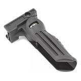 Front Grip Rebatível Para Aeg Airsoft Trilho 22mm Resistente