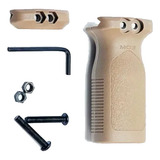 Front Grip Rvg Trilho 20 22 Mm Tan Hunter Airsoft